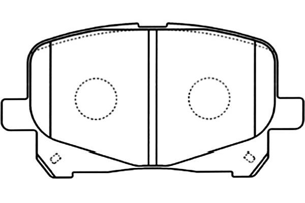 KAVO PARTS Комплект тормозных колодок, дисковый тормоз BP-9085